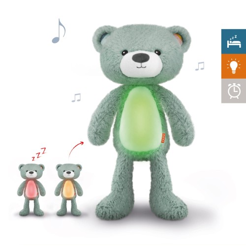 Trener Snu i Szumiąca Przytulanka Miś BRODY Blue ZAZU 000