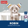 Szumiąca Przytulanka Kocyk Szop Pracz ROBIN  Zazu kids 003