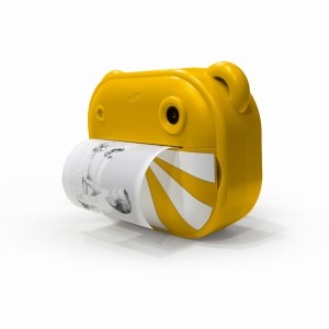Aparat Cyfrowy dla Dzieci z Drukarką Yellow | ZAZU Fun