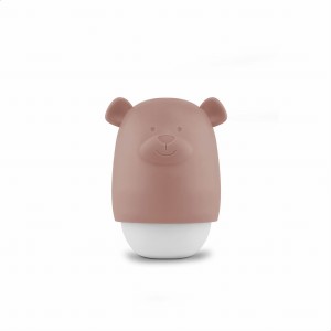 Przenośna lampka nocna dla dzieci do kontaktu miś BENNY Brown |  Zazu