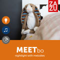 Zazu BO Pluszowa Lampka Nocna Dla Dzieci Królik
